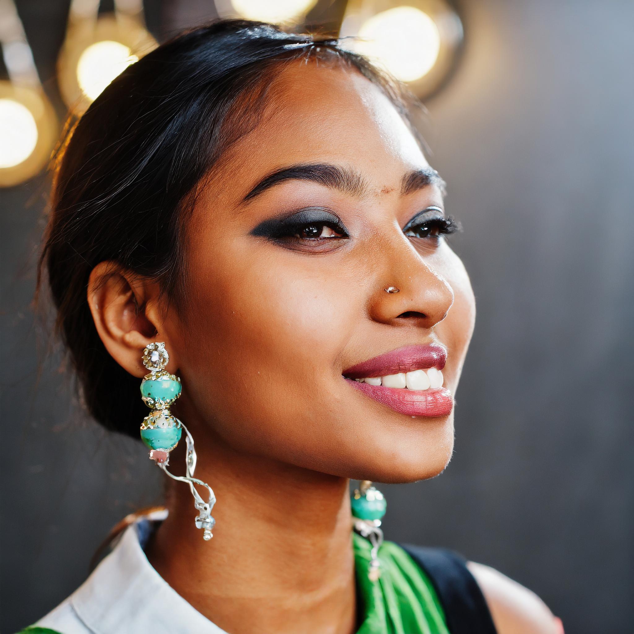 glückliche Person mit positiven Ausstrahlung